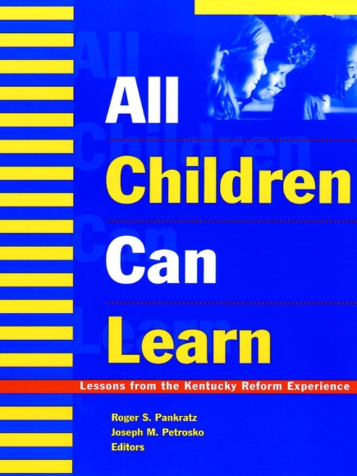 Title details for All Children Can Learn by Roger S. Pankratz - Available